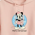 thumbnail image 3 of Disney - Mickey Merry Christmas - Juniors Cropped Pullover Hoodie, 3 of 5