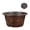 Unperforated, variant on bestolf Flower Pot Thickened Resin Decorative Planter with Drainage Holes Bronze Embossed Garden Flower Pot (Perforated S)