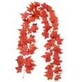 thumbnail image 1 of Autumn Wreaths For Table Decorations Artificial Maple Leaves Life-like Leaves, 1 of 6