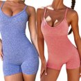 thumbnail image 3 of ZUARFY Sexy Women Sports Playsuits Gym Yoga Set Tracksuit Female Sleeveless Halter Bodycon Romper Solid Backless Skinny Jumpsuit, 3 of 19