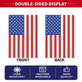 thumbnail image 4 of Boovnll 4th of July Garden Flag, 12x18" Red White Blue Double Sided Garden Flags Memorial Day Garden Flag for Outdoor, Yard, Garden, Independence Day Watercolor Decor, 4th of July Decorations, 4 of 6