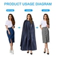 thumbnail image 3 of Unique Bargains Portable Dressing Room, 1.2M Length Instant Changing Tent for Beach Boating, Dark Blue, 3 of 6