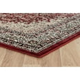 thumbnail image 6 of MDA Rug Imports Hollywood Collection Floral Area Rug Burgundy 6'9'' X 9'6'' Oriental, Border 8' x 10' Gold, Beige, Black Rectangle, 6 of 6