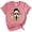 Mauve Shirt, variant on Groovy Scream Face Mask Halloween Shirt for Women Peach Shirt Adult Medium