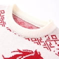 thumbnail image 4 of KKBOTIVE 2026 Sweater for Mens Casual Horse Graphic Fashion Crew Neck Long Sleeve Sweaters Jacket Men's Year Themed Outerwear, White Size: XL, 4 of 9