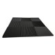 thumbnail image 5 of Inteprter 6 uds 300X300X25mm espuma insonorizada espuma acústica tratamiento de sonido estudio habitación absorción azulejos aislamiento esponja Decoración del hogar negro Inteprter HA2029-01B, 5 of 6