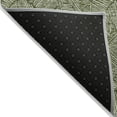thumbnail image 3 of Addison Rugs Chantille Indoor/Outdoor Transitional Floral Olive Washable Round Rug, 8' x 8', 3 of 6