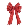 thumbnail image 1 of LCXmlly Tear Resistant Christmas Bowknot Glitter Powder Christmas Bowknot Large Size Reusable Holiday Decoration Xmas Tree Gift Box Packing Ribbon Bowknot Pendant Party, 1 of 8