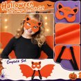 thumbnail image 6 of Set Orange Bat Themed Non Woven 2 Piece All Ages Kit for Halloween Dress Up Party and Trick Or Treat Events, 6 of 6