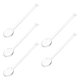 thumbnail image 4 of 5Pcs Glass Coffee Stirrer Glass Spoons Multi-use Spoons Mixing Spoons Coffee Spoons, 4 of 4