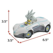 Team Sonic Racing RC: Silver - NKOK (682), 1:28 Scale 2.4GHz RC Car, 6.5 Compact Design, Officially Licensed Sega Sonic The Hedgehog, Battery Powered, Transmit Up To 150', Ages 6+