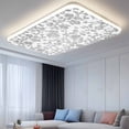 thumbnail image 2 of Grey Flower Fluorescent Light Covers, Vintage Farmhouse Boho Leaf Spring Plant Magnetic Light Covers for Ceiling Lights, Fluorescent Ceiling Shade Filters for Classroom Bedroom Office 4x2Ft x 1PCS, 2 of 8