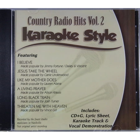 Country Radio Hits Volume 2 Daywind Christian Karaoke Style NEW CD+G 6 Songs