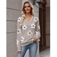 thumbnail image 6 of Zeagoo Women's Fall Sweater Casual Long Sleeve Lightweight Ribbed Knit Pullover Sweaters Dressy Casual Tops, 6 of 6