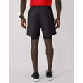 thumbnail image 4 of Hanes Moves Men's 2-in-1 Gym Shorts, 5" Inseam Black 2XL, 4 of 11