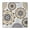 24x, variant on Elastic Hem Floral Print Square Table Cover 36x36 Inch for Casual Dining Kitchen Nook and Patio Decor