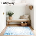 thumbnail image 3 of ODIKA 5'x7' Machine Washable Non-Slip Area Rug, Heavenly Swirl Magical Fantasia Celebration Base High Traffic Rug, Blue, 639832, 3 of 7