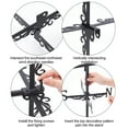 thumbnail image 4 of Iron Wind Direction Indicator Weathervane for Outdoor Garden Wind Measuring Tool Animals 218x350mm, 4 of 7