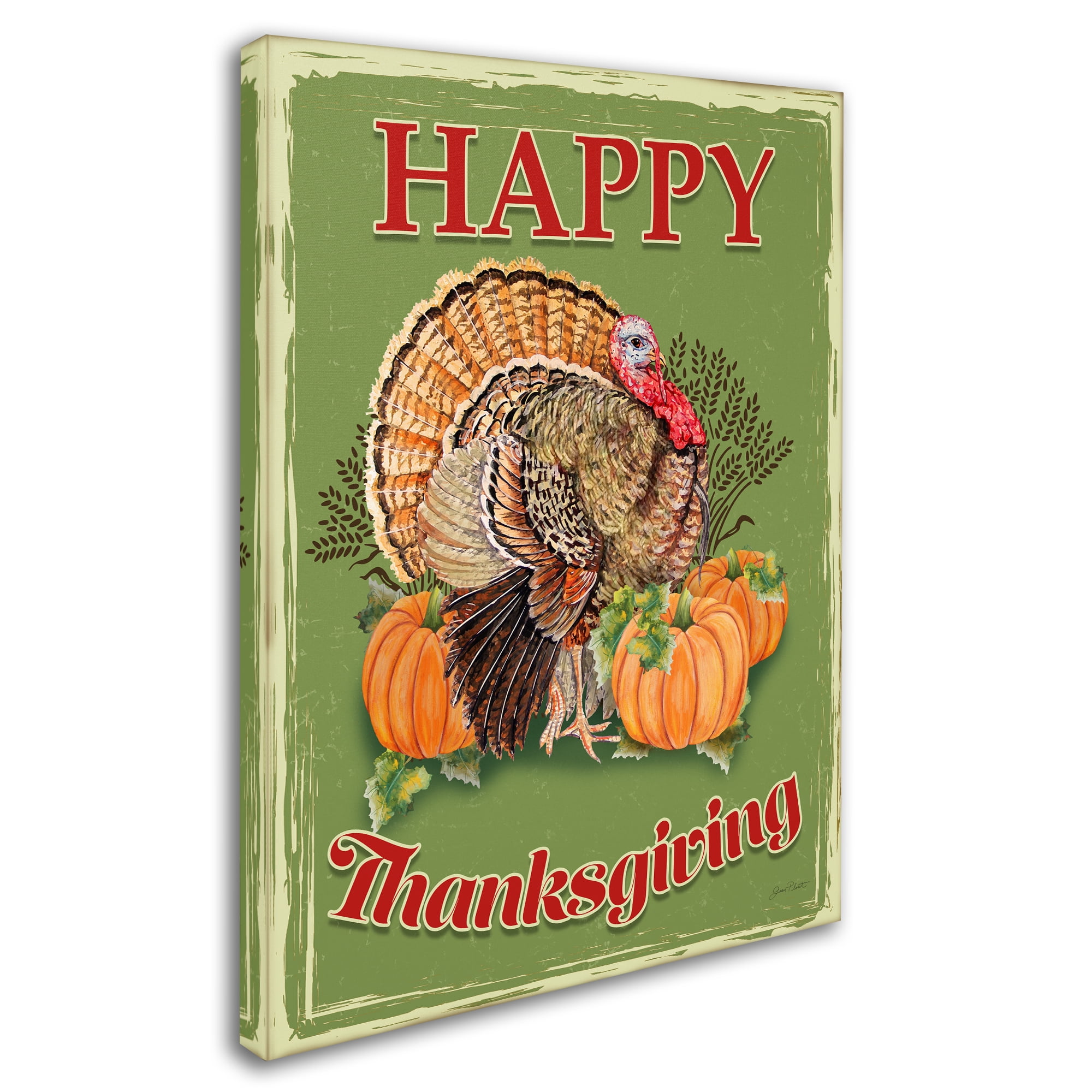 Trademark Fine Art 'Thanksgiving 9' Canvas Art by Jean Plout