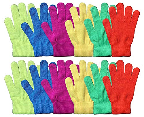 Wholesale Bulk Winter Gloves For Women – Warm Thermal 12 Pack – Snowflake Design