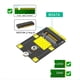 thumbnail image 3 of Adaptador MSATA una M.2(NGFF) Clave B para Adaptador de Tarjeta SSD 2230/2242 para PCS Multisistema, 3 of 5