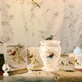 thumbnail image 4 of Avanti Linens Ensemble de 12 Crochets de Rideau de Douche en Résine Oiseaux Dorés, Ivoire, 4 of 4