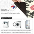 thumbnail image 4 of Yayeee Magnetic Dishwasher Cover for The Front Decoration Home Kitchen Machine Sticker Protector, Beige Red Floral, 4 of 6
