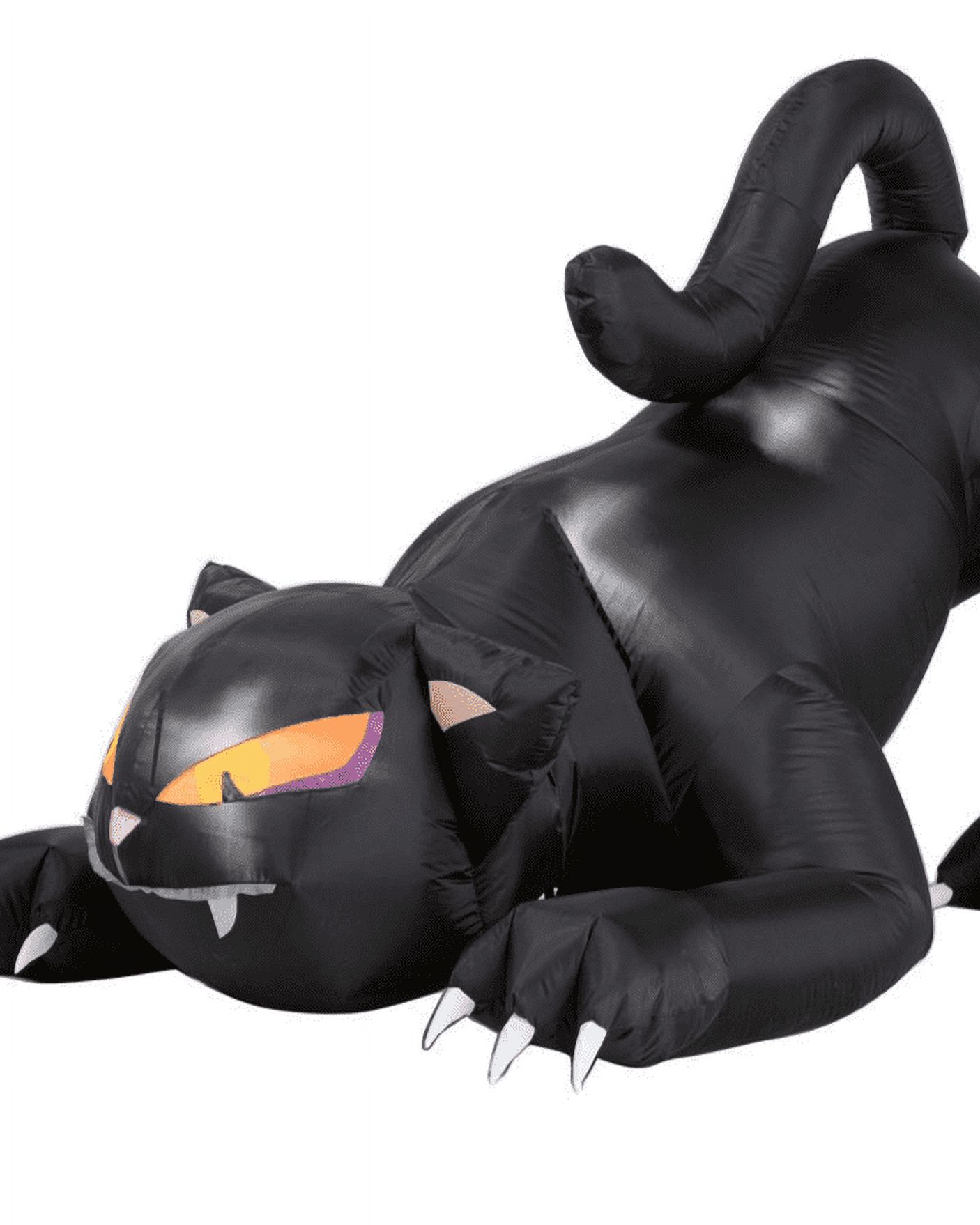 Gemmy 6 ft Inflatable Halloween Cat with Turning Head - image 2 of 3