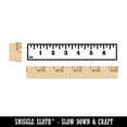 thumbnail image 2 of Ruler Border (Inches Not To Scale) Rectangle Rubber Stamp Stamping Scrapbooking Crafting - Small 2.50in, 2 of 7