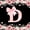 Black Pink D, variant on Homewish Kids Baseball Gaming Zipper Twin Comforter Sets with Fitted Sheet and 2 Pillowcases, Cartoon Initial J Zipper Bedding Set, Reversible, 4pcs
