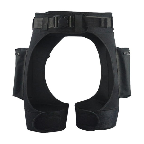 Performance Tech Shorts con bolsillo para de neopreno, pantalones cortos para hombres, mujeres, buceo, playa, ejercicio acuáticos - Negro Zulema Shorts de buceo con bolsillo