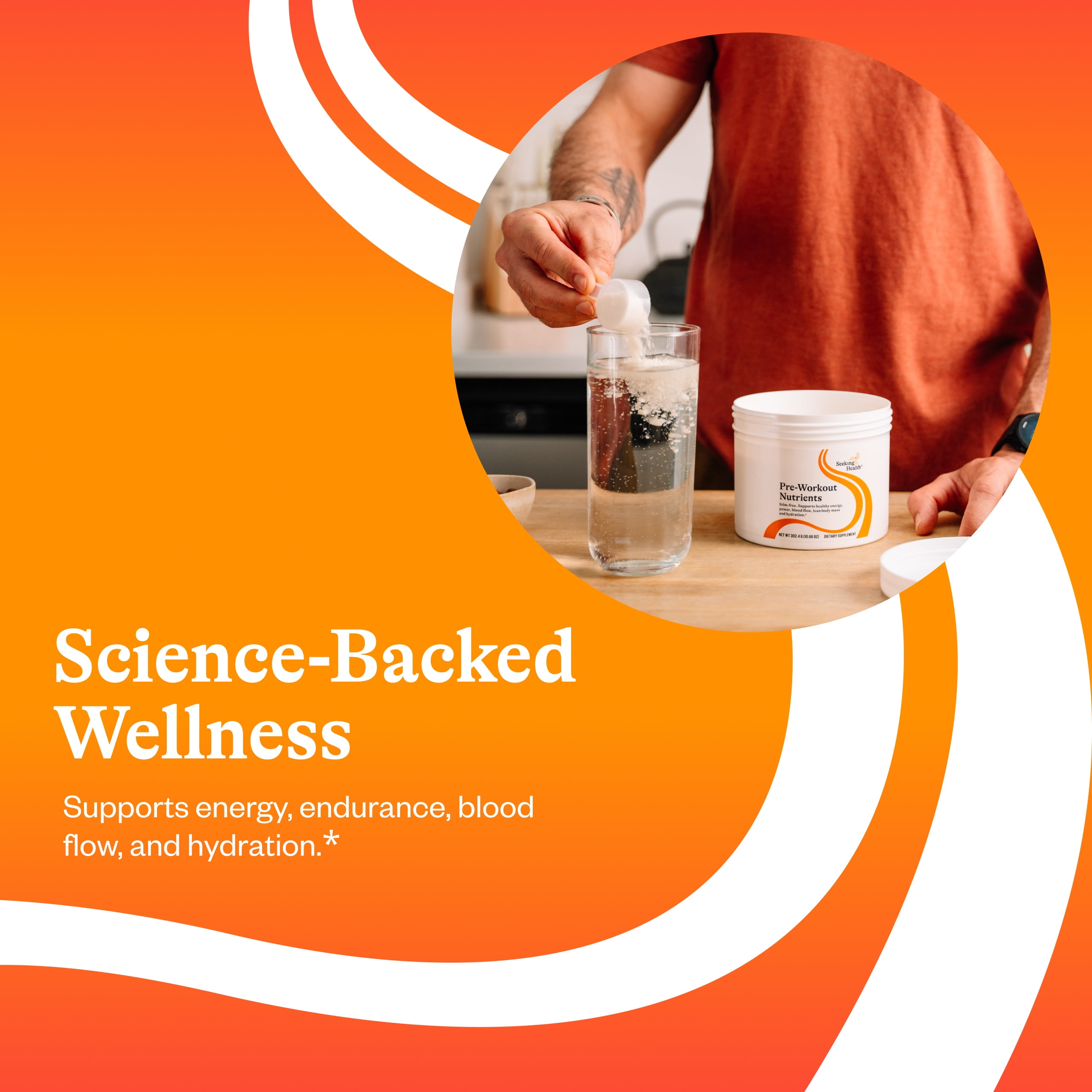 Seeking Health Pre-Workout Nutrients, Supports Energy, Hydration, and Endurance During Exercise (15 Servings)