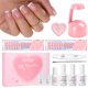 thumbnail image 1 of Kit de uñas postizas adhesivas Beetles Gel Polish 300 piezas French Tip, 1 of 9