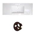 thumbnail image 1 of American Imaginations 21-in. W 3H8-in. Ceramic Top Set In White Color AI-20873, 1 of 1