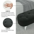 thumbnail image 3 of KOSSMAI Upholstered Tufted Storage Bench Ottoman For Living Room Bed Room Office , 3 of 5