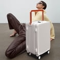 thumbnail image 2 of Nuevo y elegante equipaje rodante de gran capacidad de 24 pulgadas con ruedas universales maleta de viaje duradera para hombres y mujeres, 2 of 4