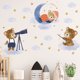 thumbnail image 4 of Un juego de pegatinas de pared, Cubs Moon Stars, decoración de pared para sala de estar, oficina, dormitorio, cocina, pegatinas extraíbles JAMW Sencillez, 4 of 5