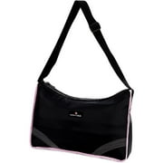 Hobo Style Diaper Bag, Black/Pink