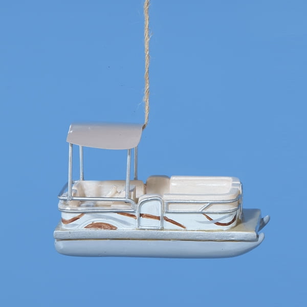 Pontoon Boat Christmas Ornament 2021