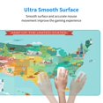 thumbnail image 5 of Balery Usa Tourist Map Mouse Pad ,15.8x29.5 In Large Gaming Mouse Pad Desk Mat Long Non-Slip Rubber Stitched Edges,Waterproof Mousepad Desk Mat For Gamer Office Home, 5 of 9