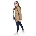 thumbnail image 2 of Chamarra ligera con capucha desmontable Roman Fashion /Juvenil, 24609 (Cafe) cafe M, 2 of 5