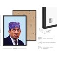 thumbnail image 3 of HAUS AND HUES Framed Michael Scott Poster, The Office TV Show Gifts, Michael Scott Framed Meme, The Office Decor, Michael Scott Merch, The Office Bathroom Decor TV Show (Black Framed, 12x16), 3 of 5