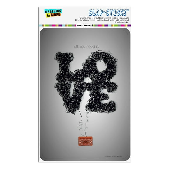 Tangled Cassette Tape All You Need is Love Home Business Office Sign