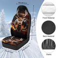 thumbnail image 7 of Pzuqiu Flag Deer Automotive Seat Cover Soft Comfortable 2 Pcs Car Seat Covers for Front Seats Easy Installation with Elastic Edge Car Interior Accessories Fit for Cars SUV Sedan, 7 of 7