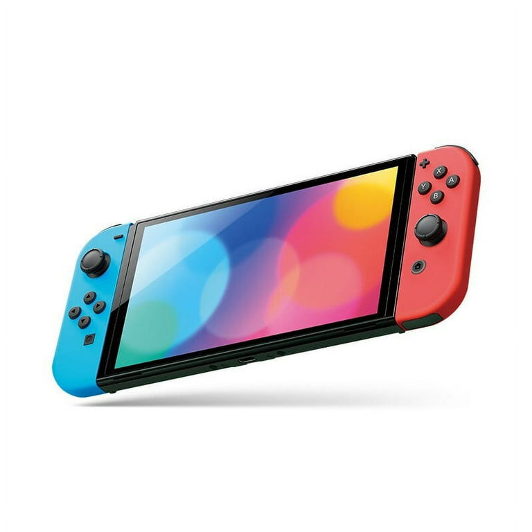 Nintendo Switch Console - OLED Model with Neon Red & Neon Blue Joy-Con