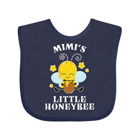 

Inktastic Cute Bee Mimi s Little Honeybee with Stars Gift Baby Boy or Baby Girl Bib