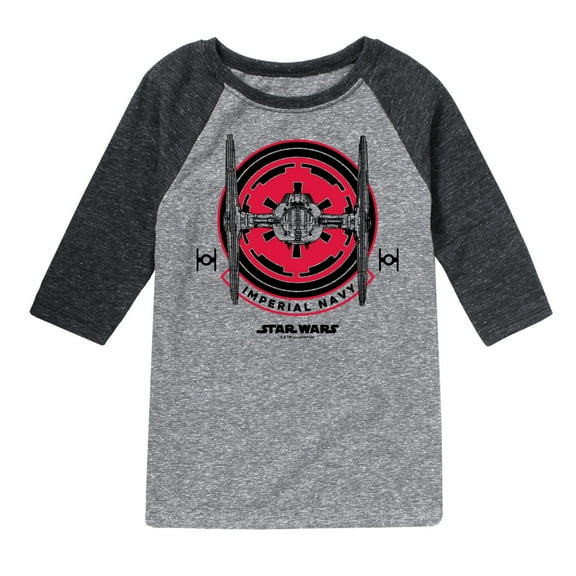 Star Wars - Imperial Navy Flight Patch - Toddler And Youth Raglan