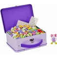 thumbnail image 2 of Plus-Plus -  Metal Case - 600 Pieces - Creative Building and Construction Set - Pastel Colors in a Travel Suitcase Box - Kids 5 to 12 Years  - 600pcs, 2 of 4