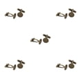 thumbnail image 1 of Qarigey 20Pcs Antique Bronze 12mm Flat Round Cuff Links Blank Settings Cufflinks Type2 NO2, 1 of 1