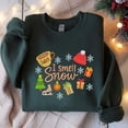 thumbnail image 2 of I Smell Snow Embroidery Design, Winter Christmas Embroidery File, Holiday Machine Embroidery Pattern, Gilmore Girls Quote, 2 of 5